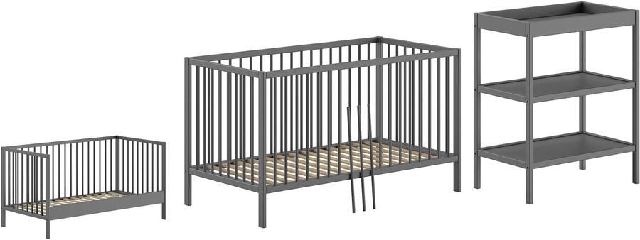 Vipack Babymeubelset Dino is het ideale startpakket voor uw kind van massief beukenhout (2-delig) - Foto 4