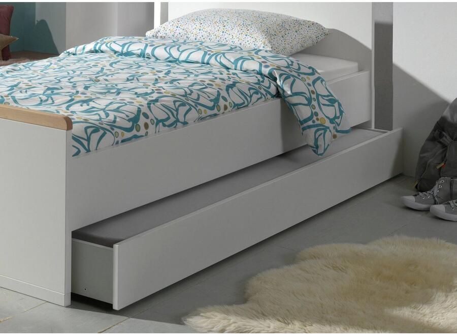 Vipack Bedlade rolbed London wit 17 8x93 8x198 cm Leen Bakker
