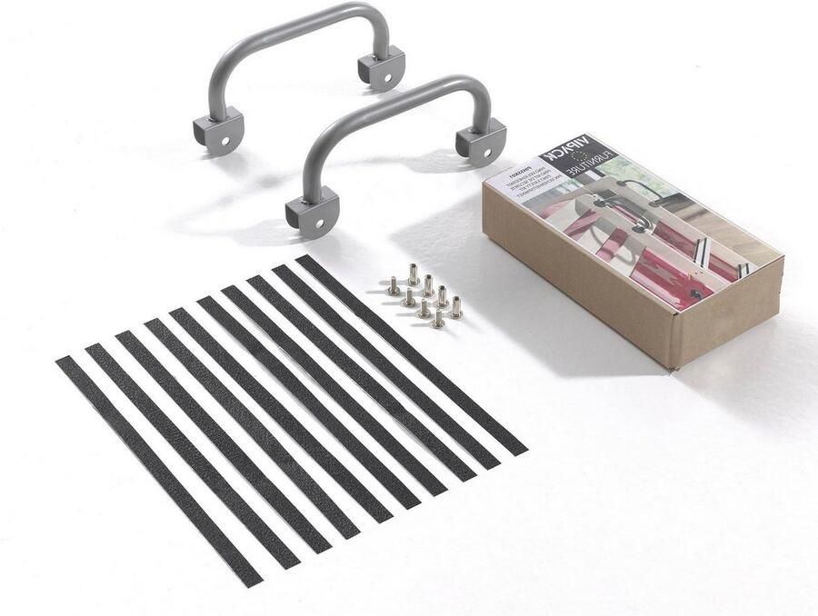 Vipack Beugelgreep Pino metalen handgrepen voor achteraf montage aan het bed kan bij bedden van de serie pino aan de ladder worden gemonteerd - Foto 2