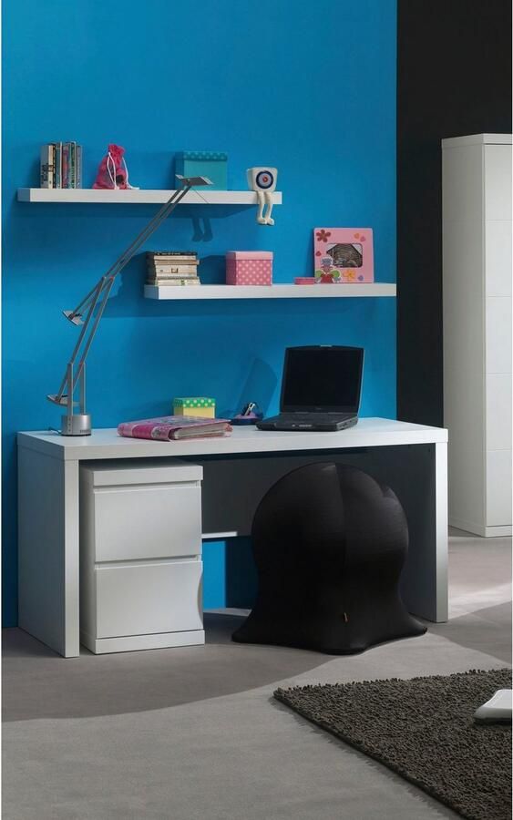 Vipack Bureau ROBIN met groot werkoppervlak en opbergruimte achter de deur - Foto 5