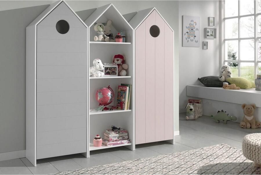 Vipack Draaideurkast Casami met soft-close veel opbergruimte TOP modern als kleding- waskast te gebruiken universeel inzetbaar - Foto 12