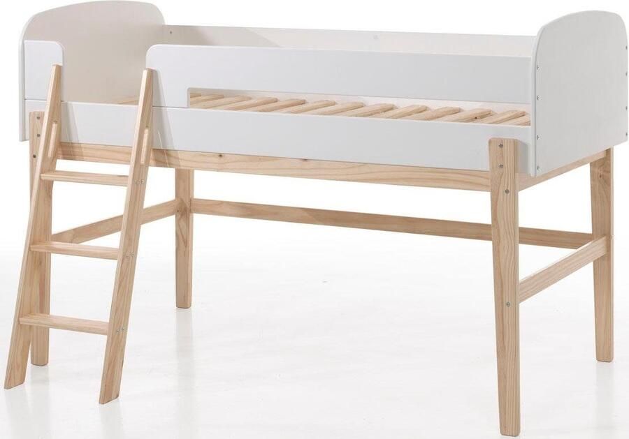 Vipack halfhoogslaper Kiddy wit 204 4x129 4x120 cm Leen Bakker - Foto 2