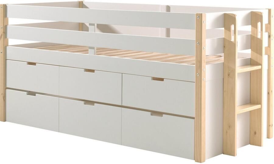 Vipack Hoogslaper Magrit met 3 ruime lades veel opbergruimte moderne uitstraling - Foto 3