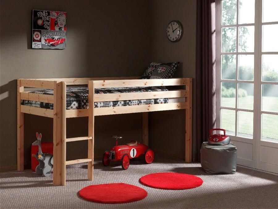 Vipack halfhoogslaper Pino grenenhout 114x105 3x209 3 cm Leen Bakker - Foto 3