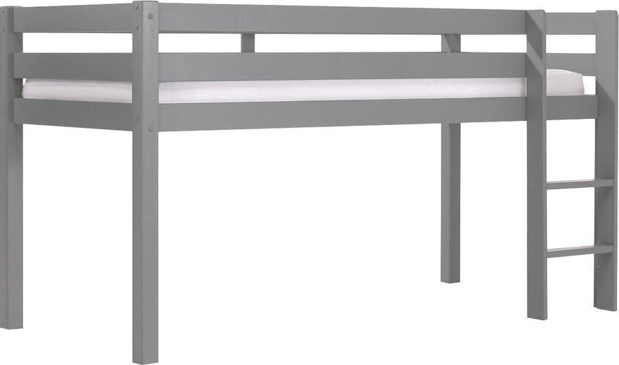 Vipack Hoogslaper Pino laag 90 x 200 cm grijs - Foto 3