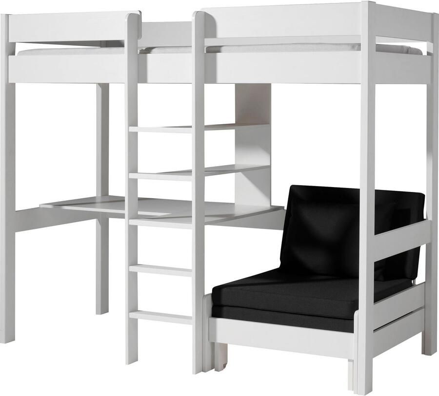 Vipack Hoogslaper Pino massief dennenhout veel functionaliteit op kleine ruimte Made in Europe