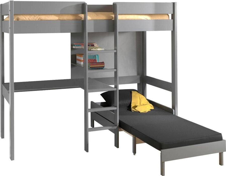 Vipack Hoogslaper Pino massief dennenhout veel functionaliteit op kleine ruimte Made in Europe - Foto 2