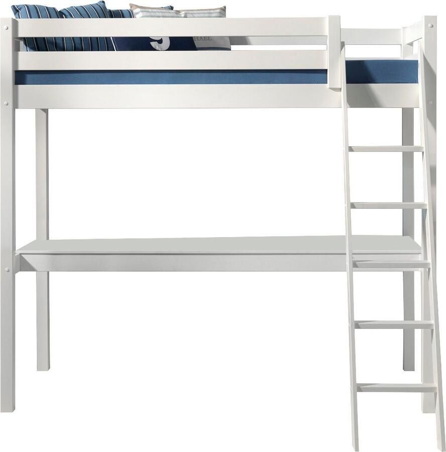 Vipack Hoogslaper Pino massief dennenhout zeer stabiel Made in Europe met fauteuil