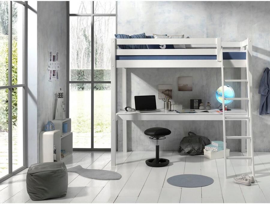 Vipack Hoogslaper Pino massief dennenhout zeer stabiel Made in Europe met fauteuil - Foto 5