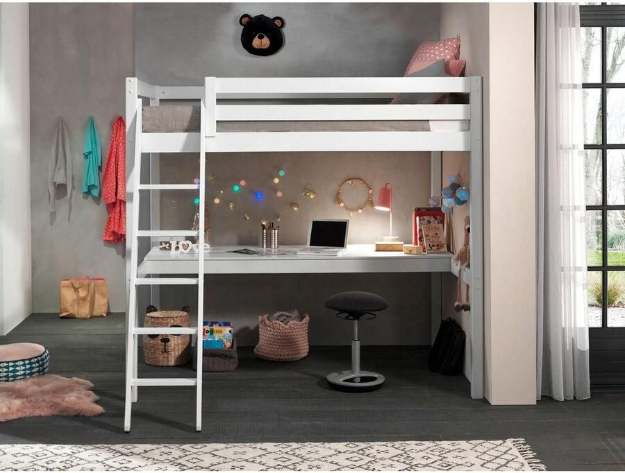 Vipack Hoogslaper Pino massief dennenhout zeer stabiel Made in Europe met fauteuil - Foto 4