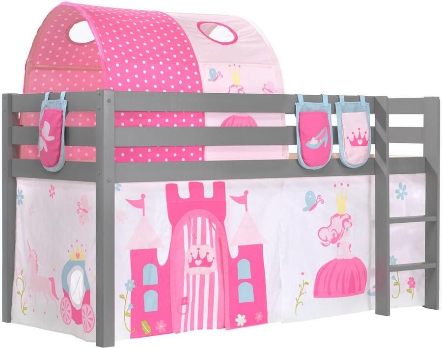 Vipack Hoogslaper Pino speelbed massief dennenhout stevig gebouwd 3 corpuskleuren om uit te kiezen - Foto 6