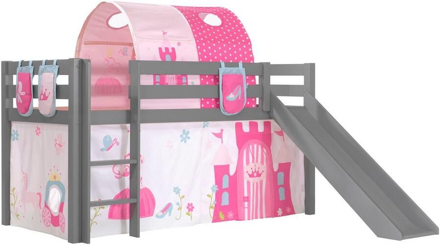 Vipack Hoogslaper Pino speelbed massief dennenhout stevig gebouwd 3 corpuskleuren om uit te kiezen - Foto 2