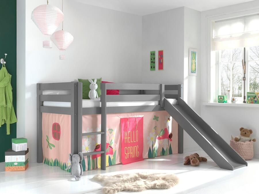 Vipack Hoogslaper Pino speelbed massief dennenhout stevig gebouwd 3 corpuskleuren om uit te kiezen - Foto 7