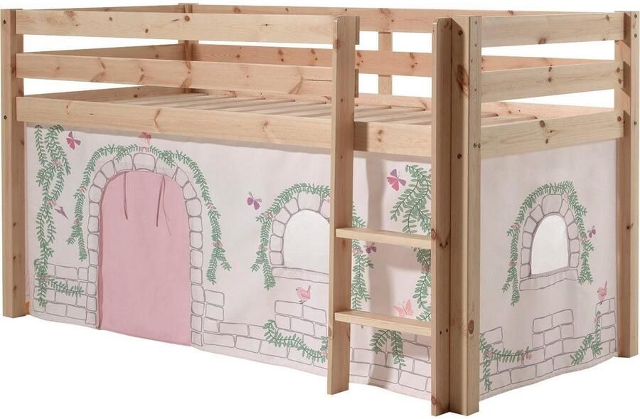 Vipack Hoogslaper Pino speelbed massief dennenhout stevig gebouwd 3 corpuskleuren om uit te kiezen - Foto 2