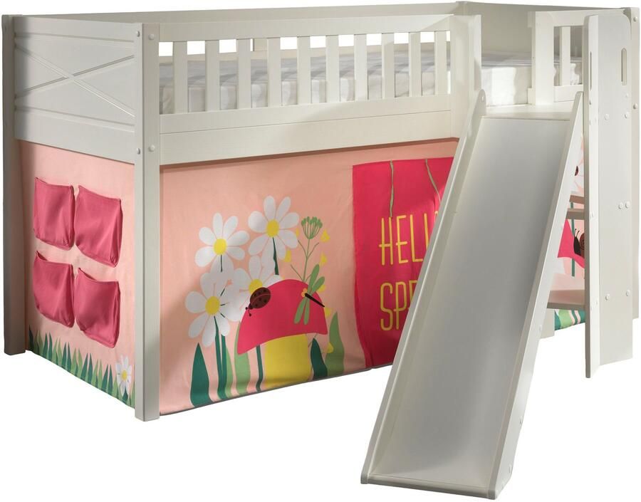 Vipack Hoogslaper Scott m. glijbaan ladder toren ligoppervlak 90 x 200 cm doek tunnel 4 designs - Foto 4