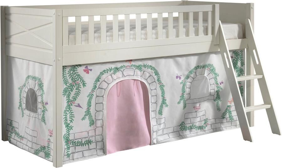 Vipack Hoogslaper Scott met schuine ladder ligoppervlak 90 x 200 cm doek tunnel 4 designs - Foto 3