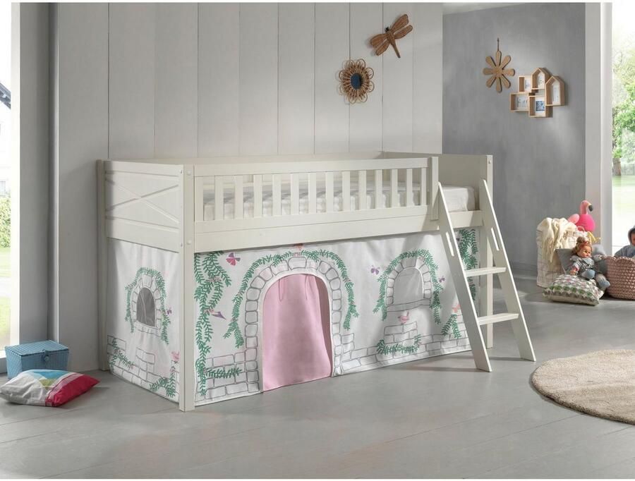 Vipack Hoogslaper Scott met schuine ladder ligoppervlak 90 x 200 cm doek tunnel 4 designs - Foto 2