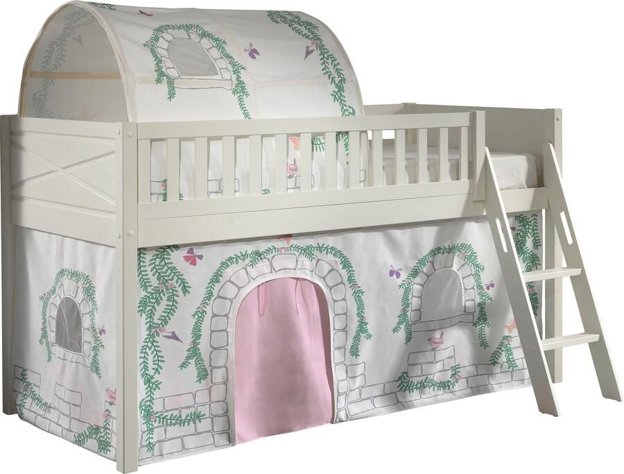 Vipack Hoogslaper Scott met schuine ladder ligoppervlak 90 x 200 cm doek tunnel 4 designs - Foto 2