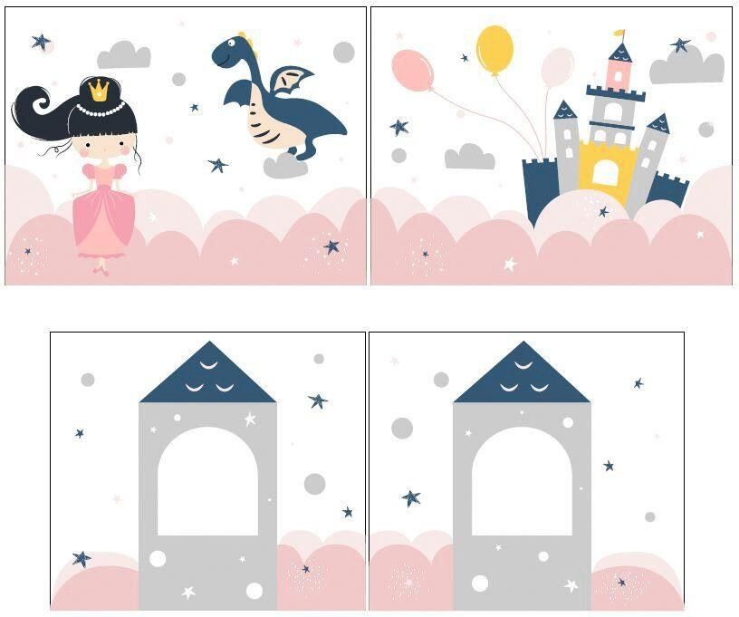 Vipack Hoogslaper Scott met schuine ladder ligoppervlak 90 x 200 cm doek tunnel 7 designs - Foto 3