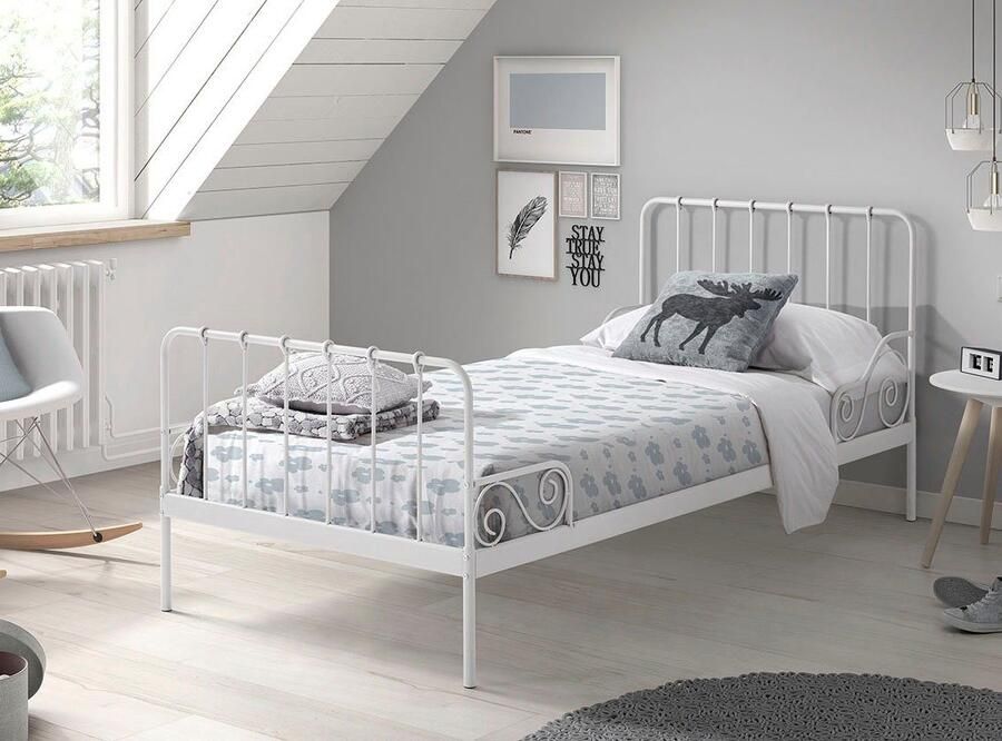 Vipack Kinderbed Alice metalen bedframe poedercoating in tijdloos design - Foto 2