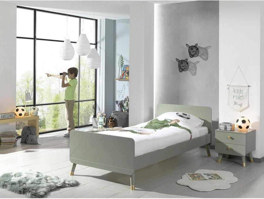 Vipack Kinderbed Billy eenpersoonsbed 90 200 incl. lattenbodem modern design - Foto 2