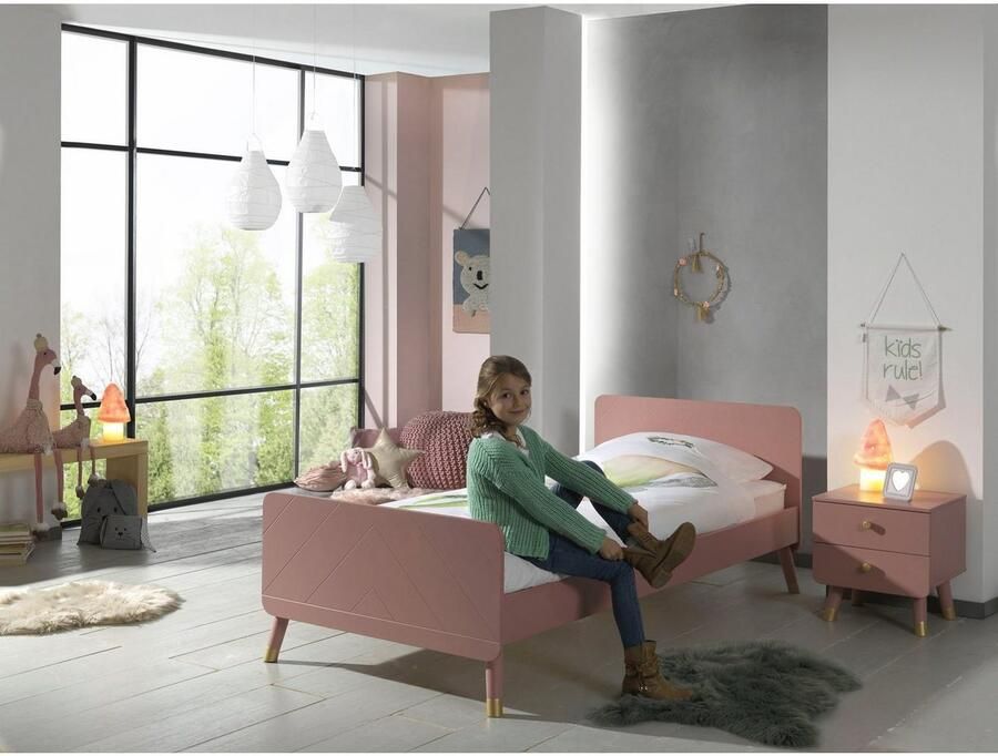 Vipack Kinderbed Billy eenpersoonsbed 90 200 incl. lattenbodem modern design - Foto 2