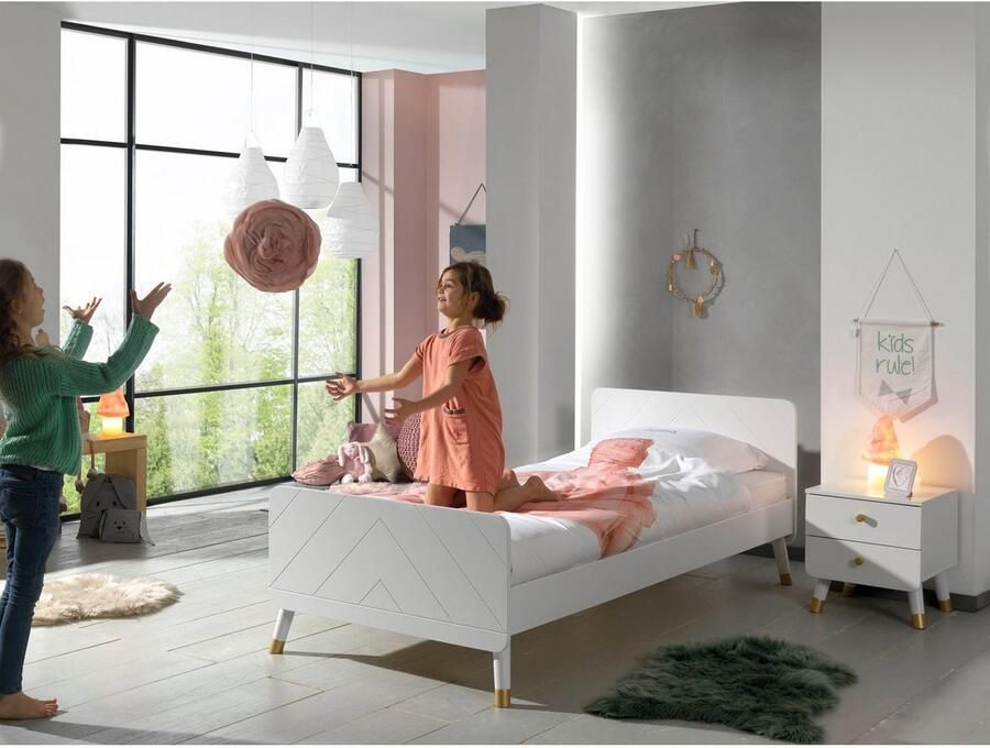 Vipack Kinderbed Billy eenpersoonsbed 90 200 incl. lattenbodem modern design - Foto 2