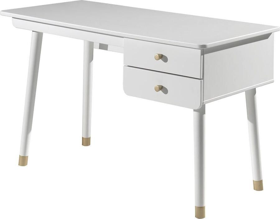 Vipack EMOB Bureau voor kinderen Billy 2 lades wit Kantoor Wit Hout; MDF Kantoor Op voorraad - Foto 2