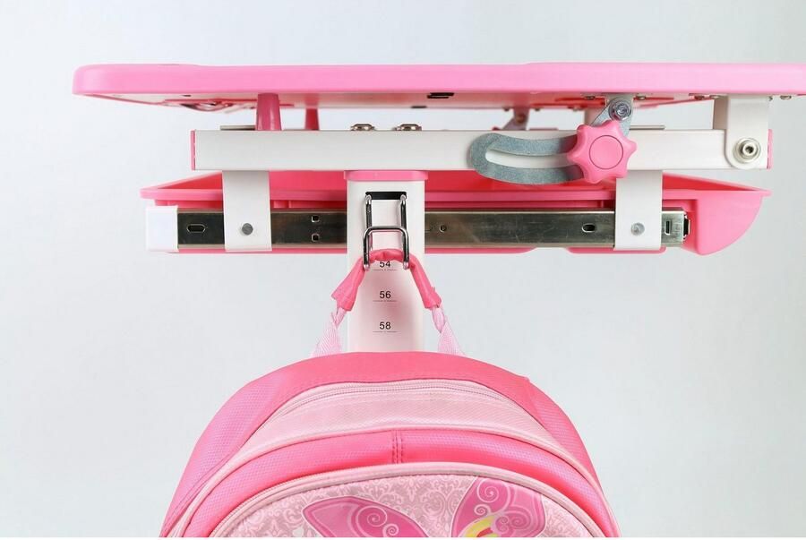 Vipack Kinderbureau Comfortline met hoogteverstelling incl. tas- en bekerhouder incl. stoel en verstelbaar schrijfoppervlak praktische functies (set) - Foto 12