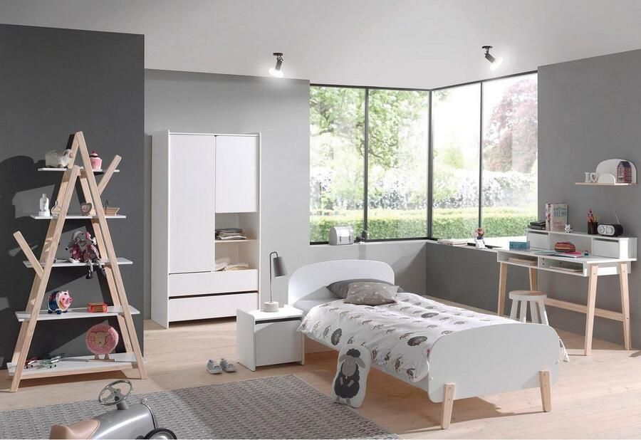 Vipack kinderbureau Kiddy met opzet wit 120x55x90 cm Leen Bakker - Foto 2