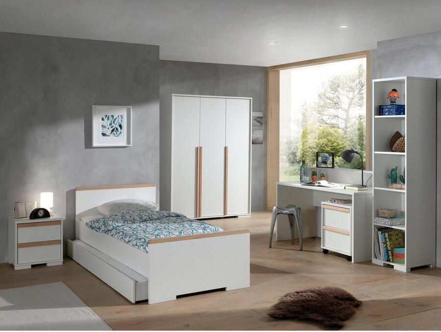 Vipack Kinderbed Londen 1-persoons met melamine-oppervlak