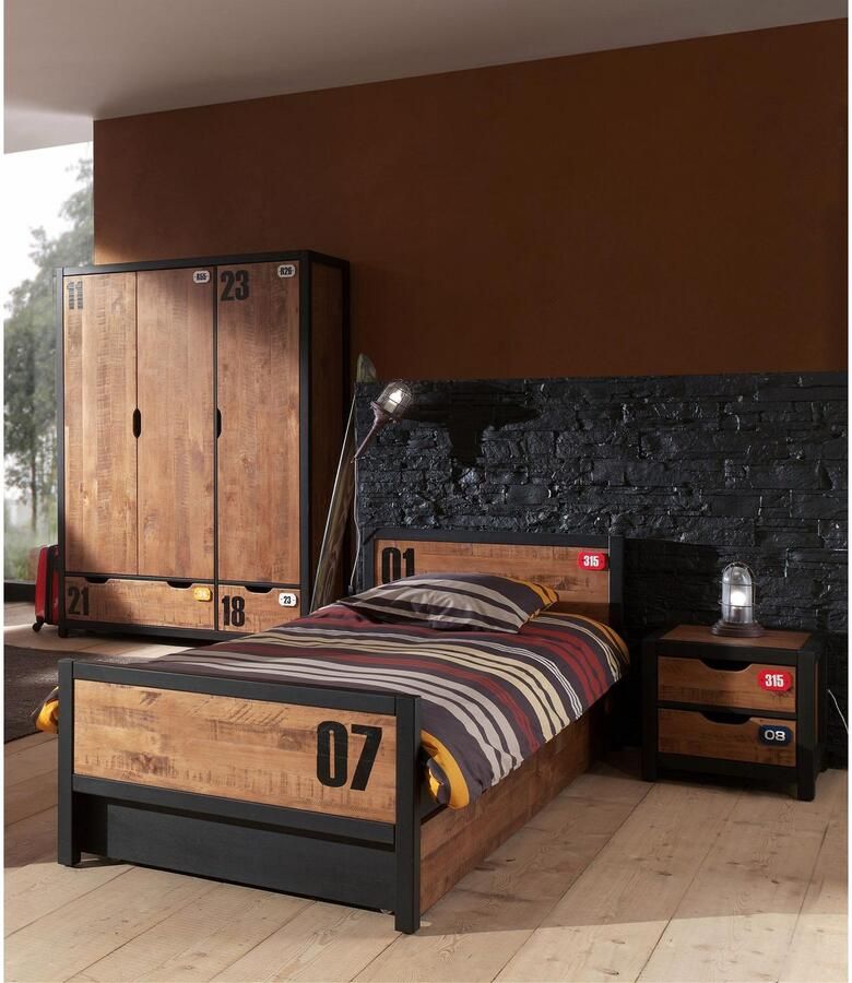 Vipack Kinderledikant Alex van gedeeltelijk massief grenen en mdf - Foto 3