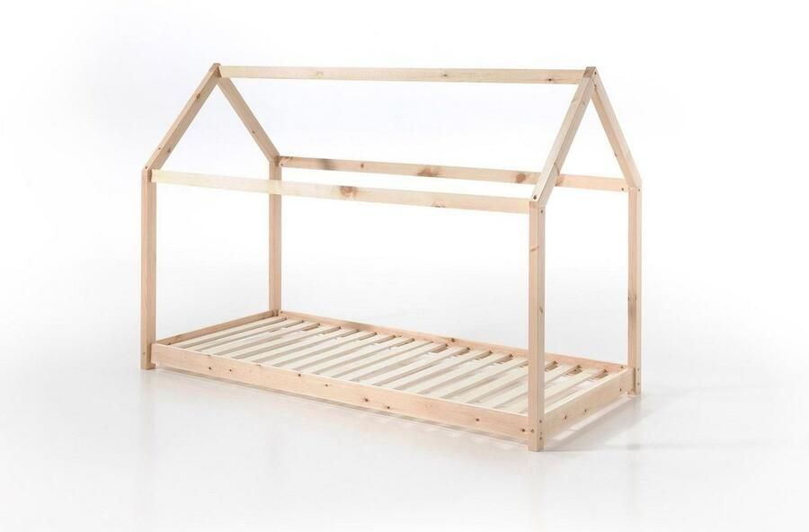 Vipack Kinderledikant Cabane massief dennenhout gemaakt in Europa inclusief lattenbodem - Foto 3