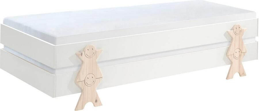 Vipack Kinderledikant Modulo stapelbaar eenpersoonsbed incl. lattenbodem 2 kleuren Ligoppervlak 90 200 cm afzonderlijk of als 2-delige set verkrijgbaar - Foto 3
