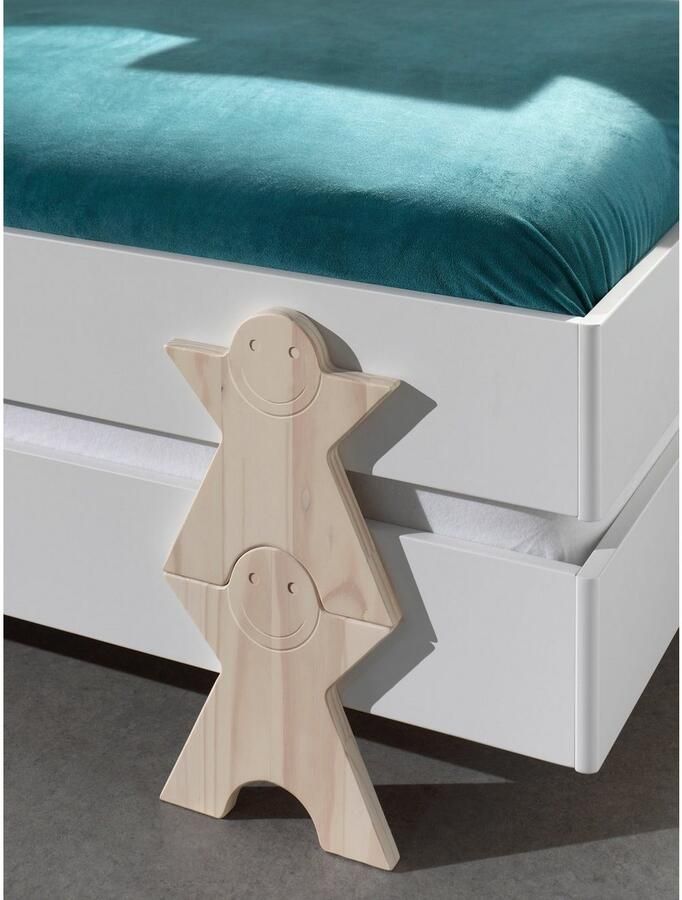 Vipack Kinderledikant Modulo stapelbaar eenpersoonsbed incl. lattenbodem 2 kleuren Ligoppervlak 90 200 cm afzonderlijk of als 2-delige set verkrijgbaar