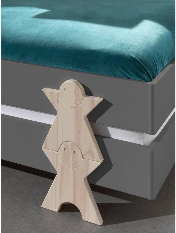 Vipack Kinderledikant Modulo stapelbaar eenpersoonsbed incl. lattenbodem 2 kleuren Ligoppervlak 90 200 cm afzonderlijk of als 2-delige set verkrijgbaar