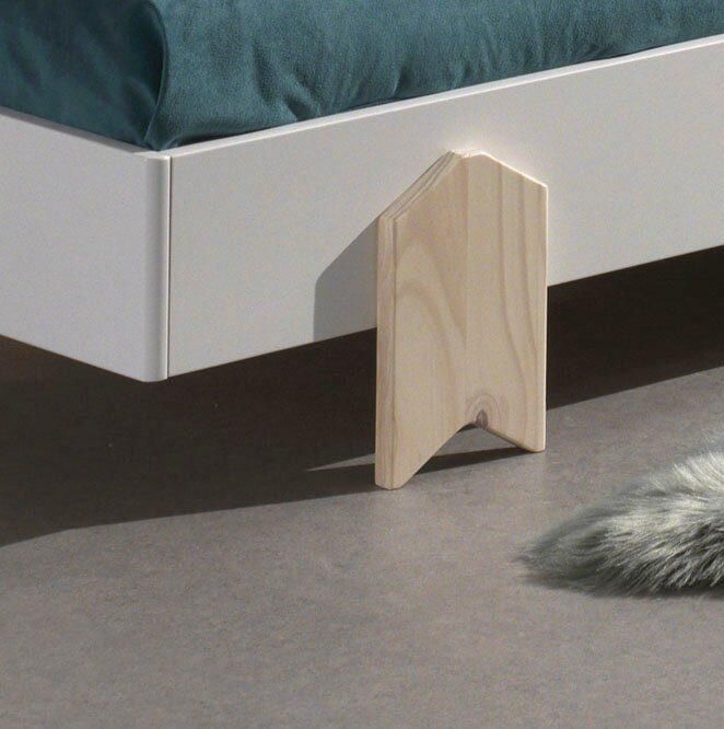 Vipack Kinderledikant Modulo Tienerbed 1-persoons stapelbed met poten in pijl-look - Foto 4