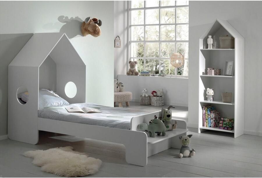 Vipack EMOB Boekenkast Casami huis wit Kinderkasten Wit MDF Kinderkasten Op voorraad - Foto 10