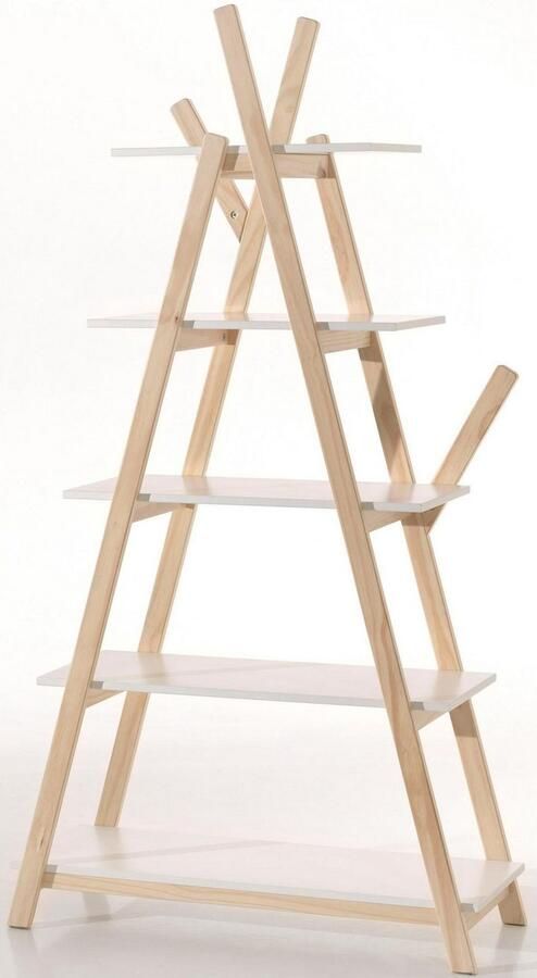 Vipack Kinderrek Kiddy met 5 planken in verschillende maten het kan universeel in ruimtes worden gebruikt - Foto 8