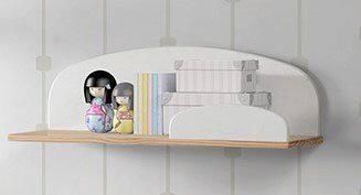 Vipack Kinderrek Kiddy plank massief dennenhout om op te hangen Wandplank MDF componenten gelakt keuze 45 cm of 65 cm breed - Foto 3