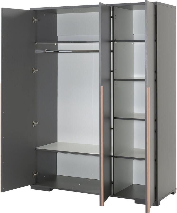 Vipack Kledingkast Londen met melamine-oppervlak en soft-closetechniek