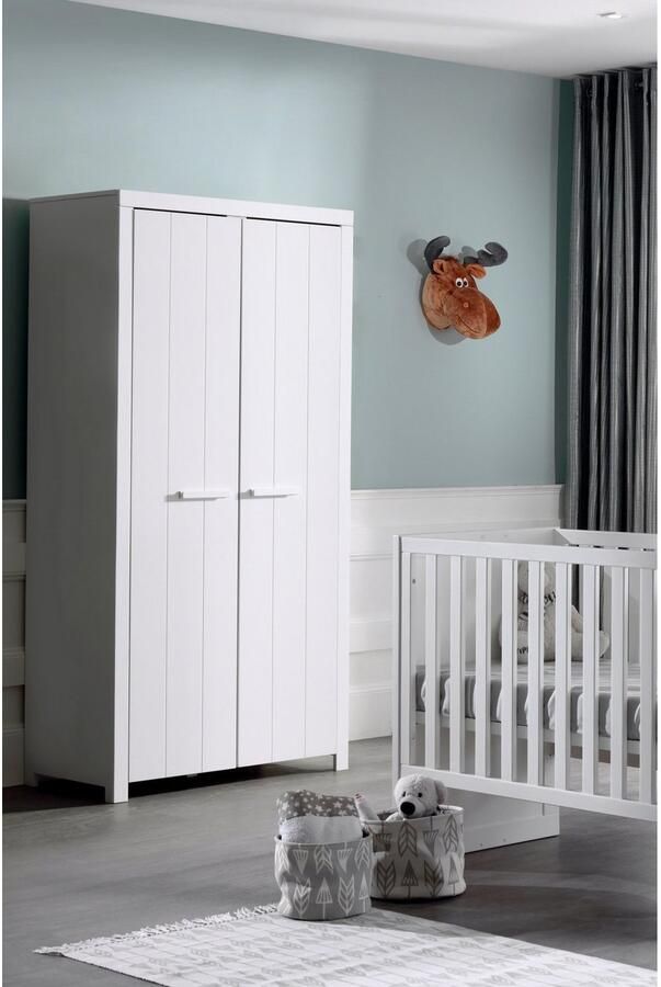 Vipack Kledingkast Ruime 2-deurs kledingkast in landhuis-look 2 vakken - Foto 9