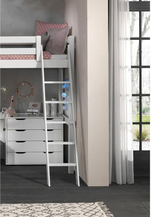 Vipack Commode 4 laden Pino Scott 85 5 x 71 8 x 43 3 cm wit - Foto 2