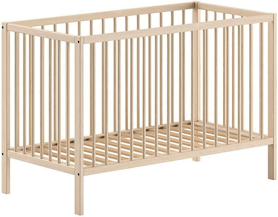 Vipack Ledikantje Dino 60 120 cm met 3-voudig verstelbare lattenbodem stevige constructie - Foto 2