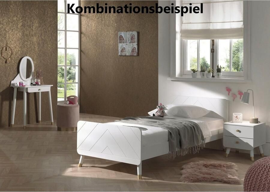 Vipack Kinderkaptafel Billy met spiegel hout wit - Foto 5