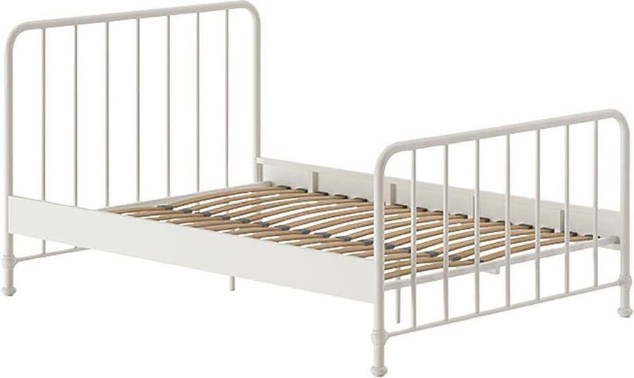 Vipack EMOB Twijfelaar Bronxx metaal 140x200 mat blauw denim Metalen tweepersoonsbedden Blauw Metaal Metalen tweepersoonsbedden Tweepersoons Normaal bed Op voorraad - Foto 5