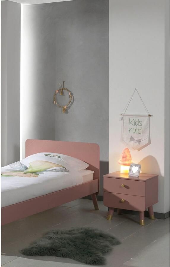 Vipack -Nachtkastje-Billy-2-lades-hout-terraroze - Foto 5