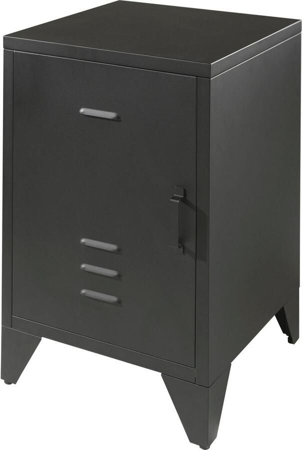 Vipack Nachtkastje Bronxx met 1 deur met magnetische sluiting daarachter 2 ruime vakken - Foto 4