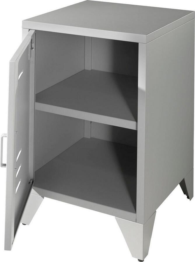 Vipack Nachtkastje Bronxx met 1 deur met magnetische sluiting daarachter 2 ruime vakken - Foto 2