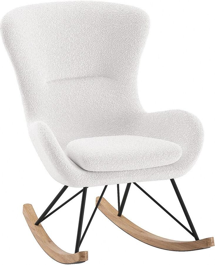 Vipack Schommelstoel Rocky super comfortabele schommelstoel ronde tijdloze vormgeving